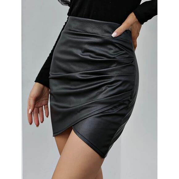 NWT - Milumia Woman Ruched Wrap Skirt - Ladies Large - Picture 1 of 4